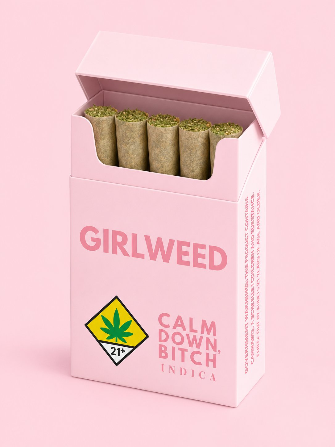 Girlweed pre-rolls - Calm Down Bitch Indica